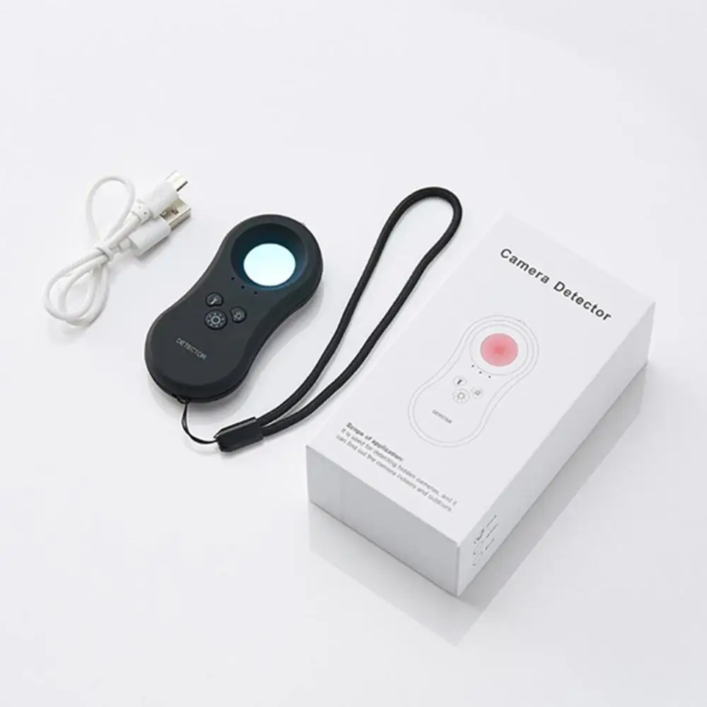 

Anti Candid Camera Detector Multi-function Anti-spy Detector Camera Audio Bug Finder Signal Lens RF Tracker Detect