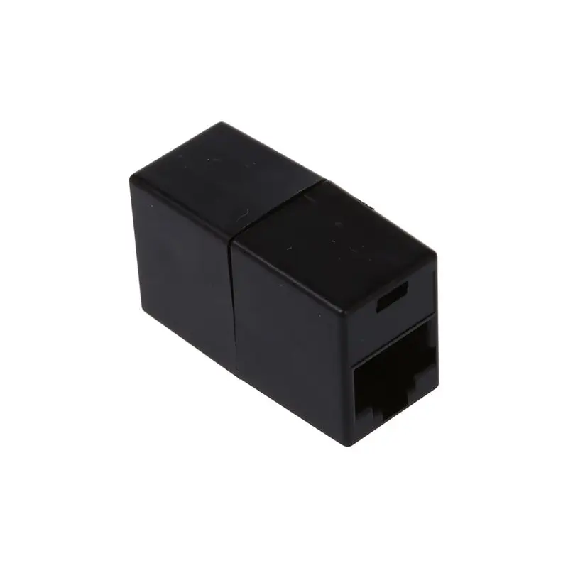 Plastic RJ45 8P8C Female To LAN Couplers - Black (Pack Of 10) | Обустройство дома
