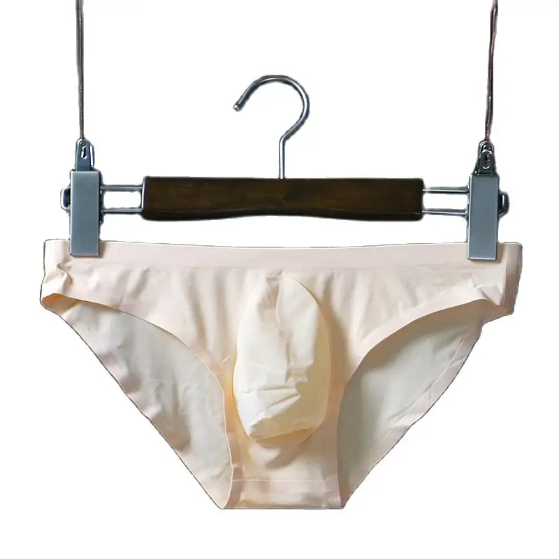 Сексуальное мужское ледяное шелковое бесшовное белье прозрачные u-образные