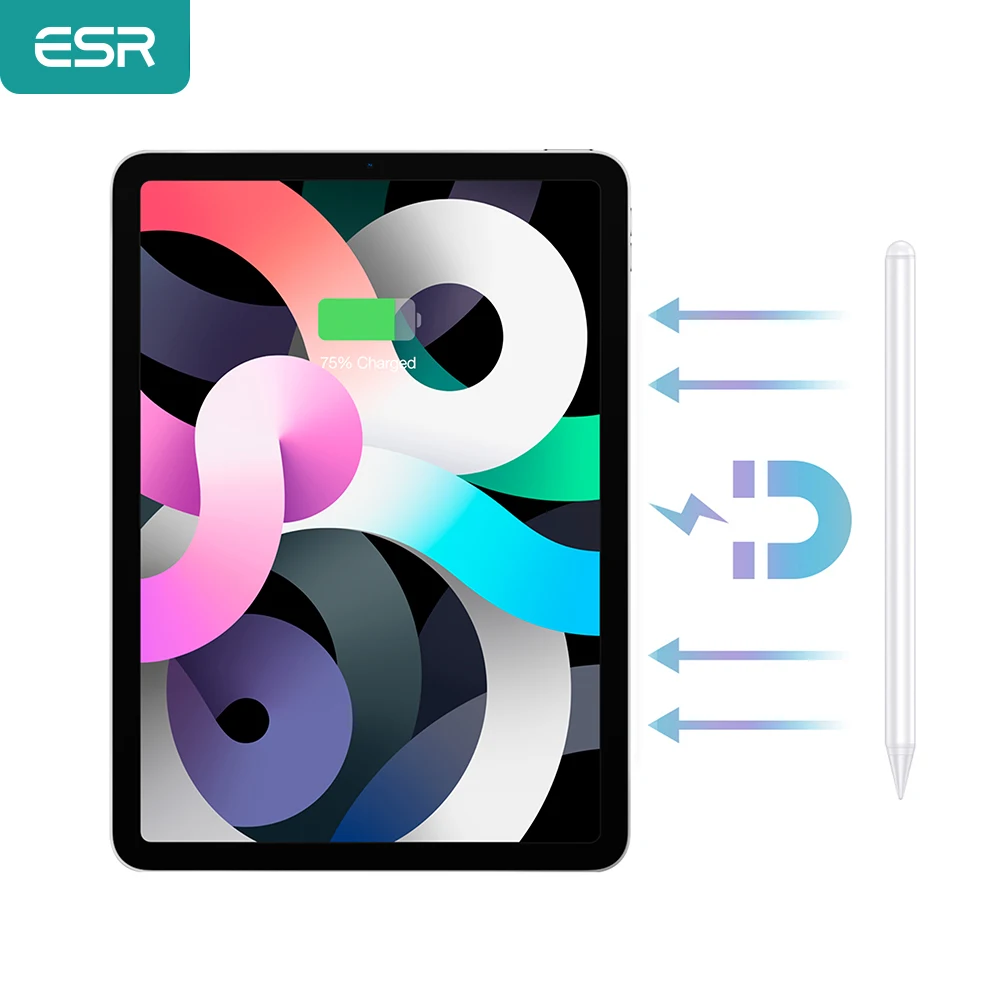 Магнитный стилус ESR для iPad Air 4 2020/iPad Pro 2020/2018 3 10 2/11/12.9 активный 4|Стилусы планшетов| |