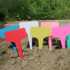 Многоразовые пластиковые маркеры для растений, Т-образные теги для украшения сада, теги для цветочных горшков, Садовые принадлежности, 50100 шт.партия