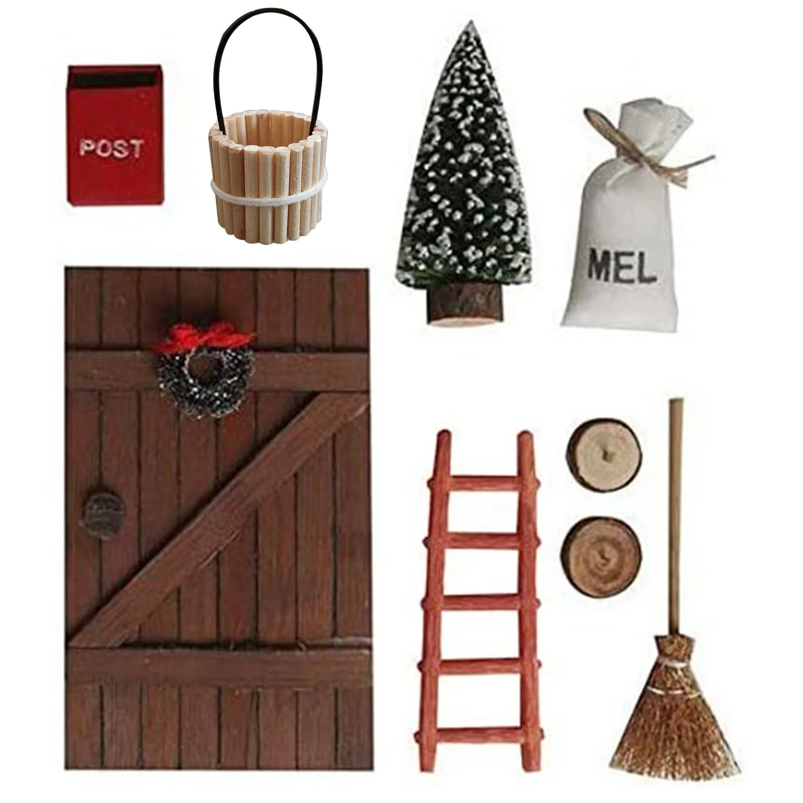 Рождественский миниатюрный карликовый набор украшения сделай сам Рождество