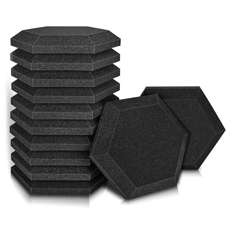 12 Pcs Acoustic Foam Board,Hexagonal Studio Slope Heel Board, Sound Insulation,for Sound Insulation &Acoustic Treatment
12 Pcs Acoustic Foam Board,Hexagonal Studio Slope Heel Board, Sound Insulation,for Sound Insulation &Acoustic Treatment