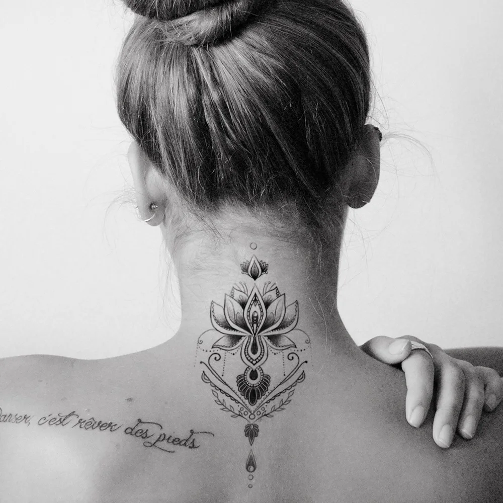 Татуировка Акварельная женская одноразовая Временная водостойкая наклейка для