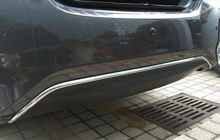 

FOR NISSAN VERSA LATIO ALMERA 2014-2018 Door Sticker Stainless Steel back door Tailgate trim Car Styling Accessories