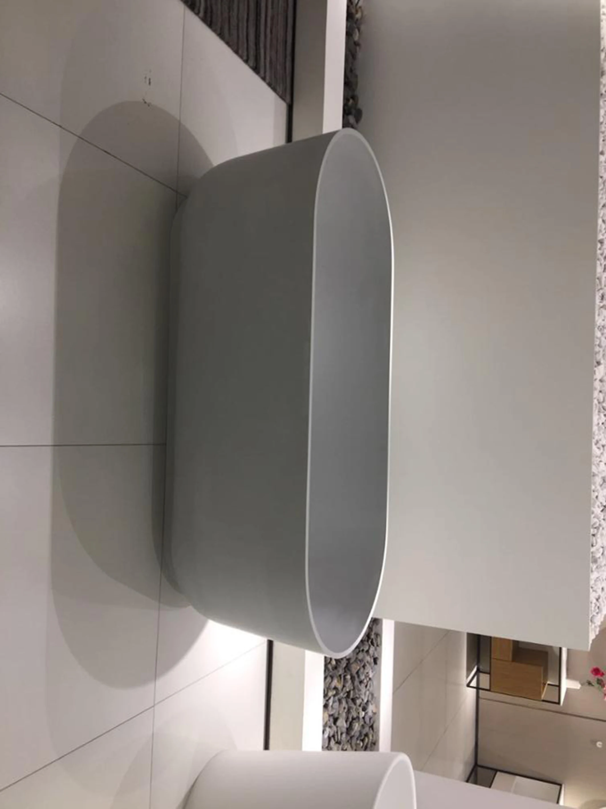 Каменная Ванна с твердой поверхностью для ванной 1700X750X550 мм керамическая