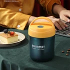 500 мл портативный пищевой Термоизолированный контейнер из нержавеющей стали, ланчбокс для завтрака, герметичная пищевая Термокружка для супа, вакуумные фляжки