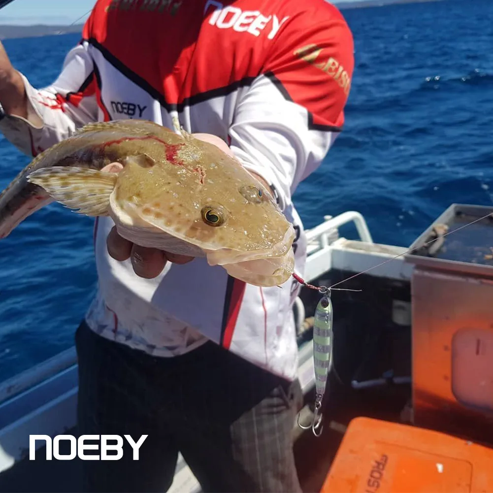 Noeby Slow Jigging Metal Jig Fishing Lure 21g 28g 40g Long Casting Shore Spoon Artificial Hard Bait for Sea | Спорт и развлечения
