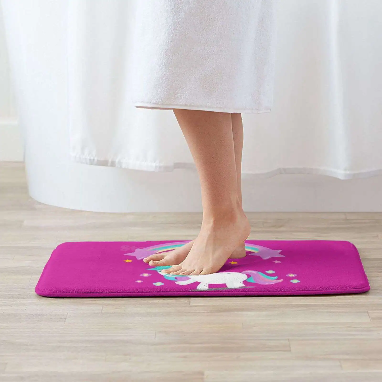 Это даже маска. Мягкие интересные комнатные товары ковер Единорог Розовый Лошадь