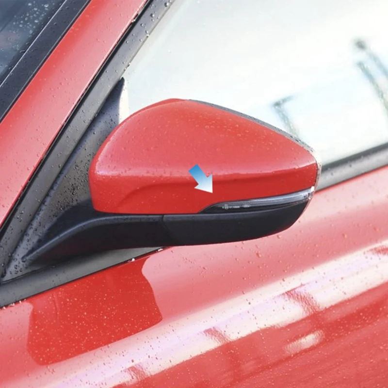Автомобильное зеркало заднего вида с боковым крылом светодиодный Динамический
