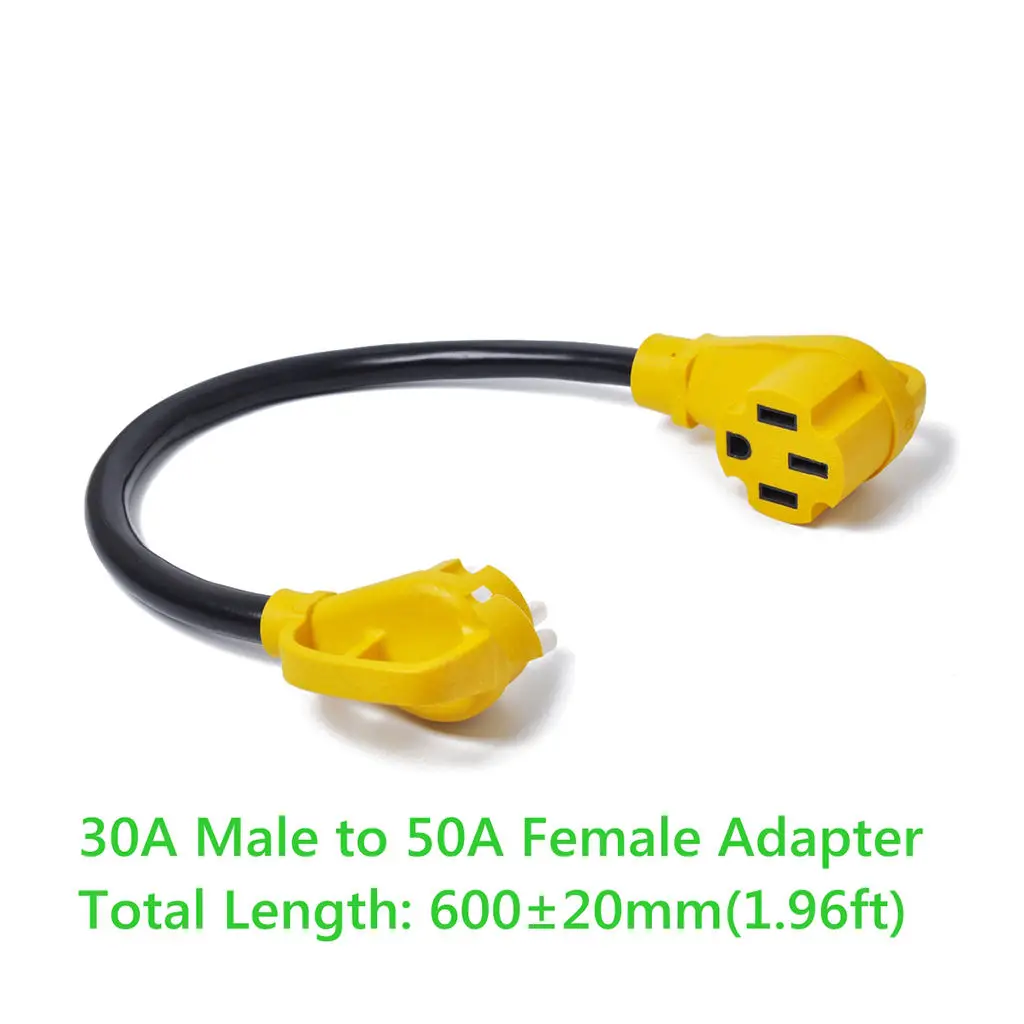 

30A Male to 15A Female RV Camper Power Electrical Adapter Dogbone Converter