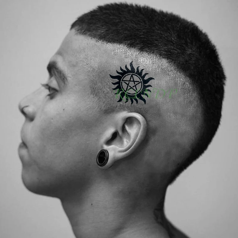 Водостойкая Временная тату-наклейка японское аниме Сверхъестественное