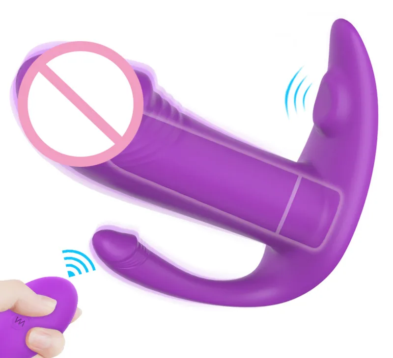 Фаллоимитатор в виде бабочки вибратор трусики для женщин мастурбатор