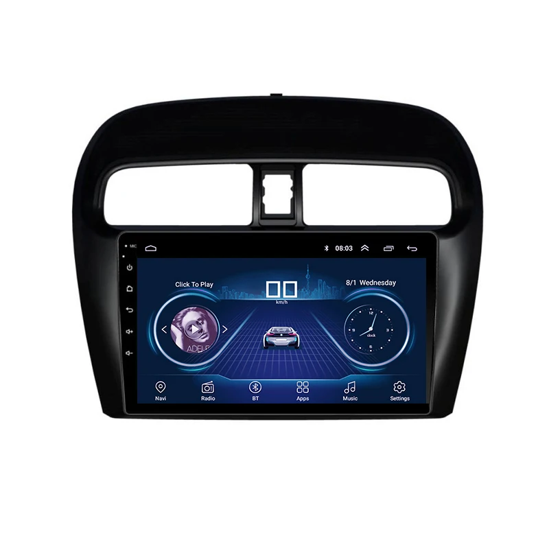 9 дюймовый IPS и 2.5D сенсорный экран Android 8 1 автомобильный DVD GPS навигатор для Mitsubishi