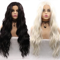curly 134 lace front blonde wig cosplay lolita synthetic black frontal hair glueless highlight transparent lace wigs