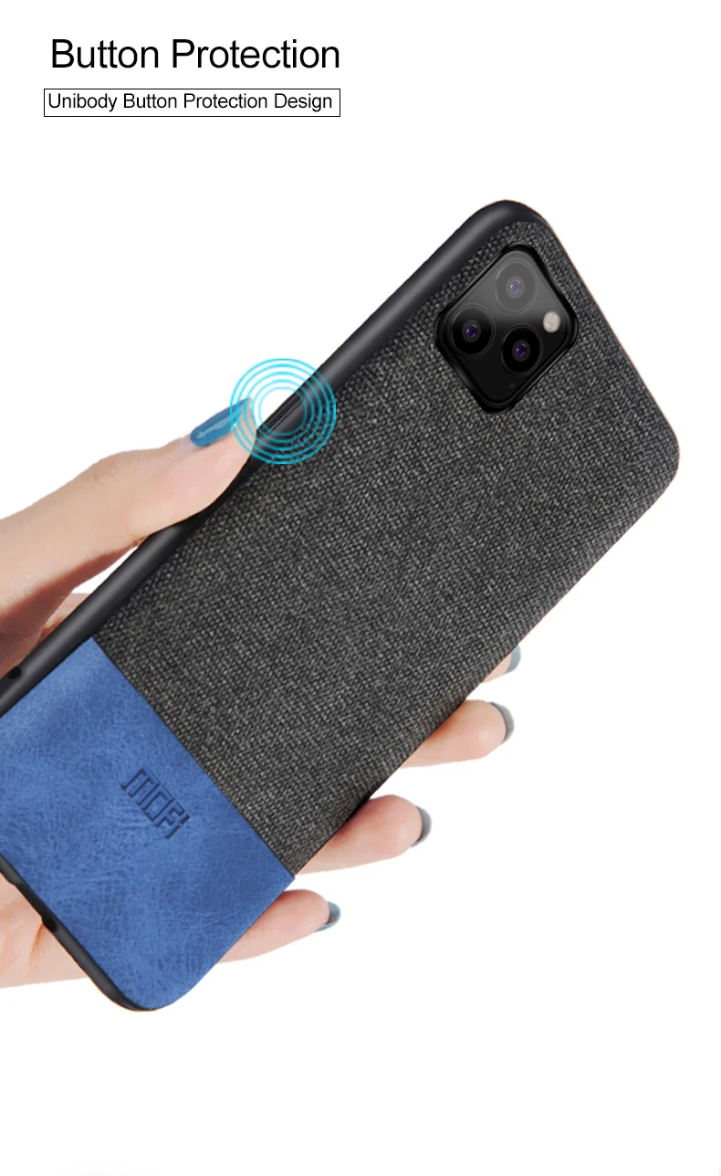 Чехол для iPhone 11 Pro Max, чехол для телефона iPhone 11, Max Cloth, темно-синий, для iPhone 11 Pro max 5,8 6,1 6,5, чехол