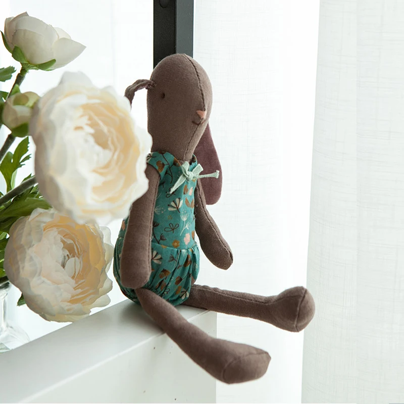 Детский кролик тканевые игрушки сглаживающая игрушка для младенцев милая кукла