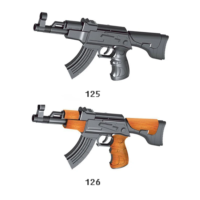 AK47 строительные блоки пистолет игрушка для детей Сборная модель съемки