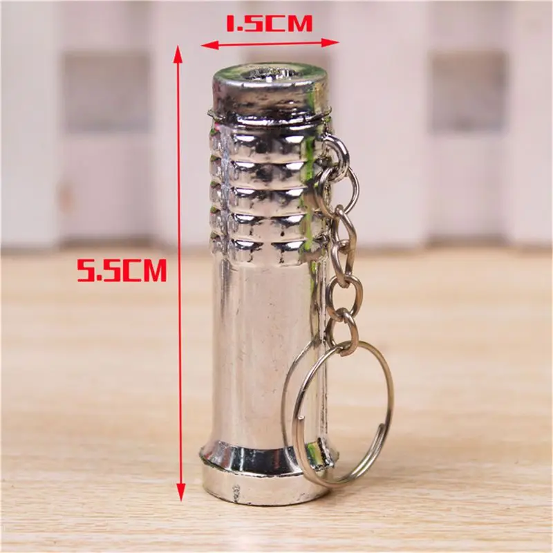 

2in1 Mini Flashlight Detector UV Light Keychain Kids Toy Gift