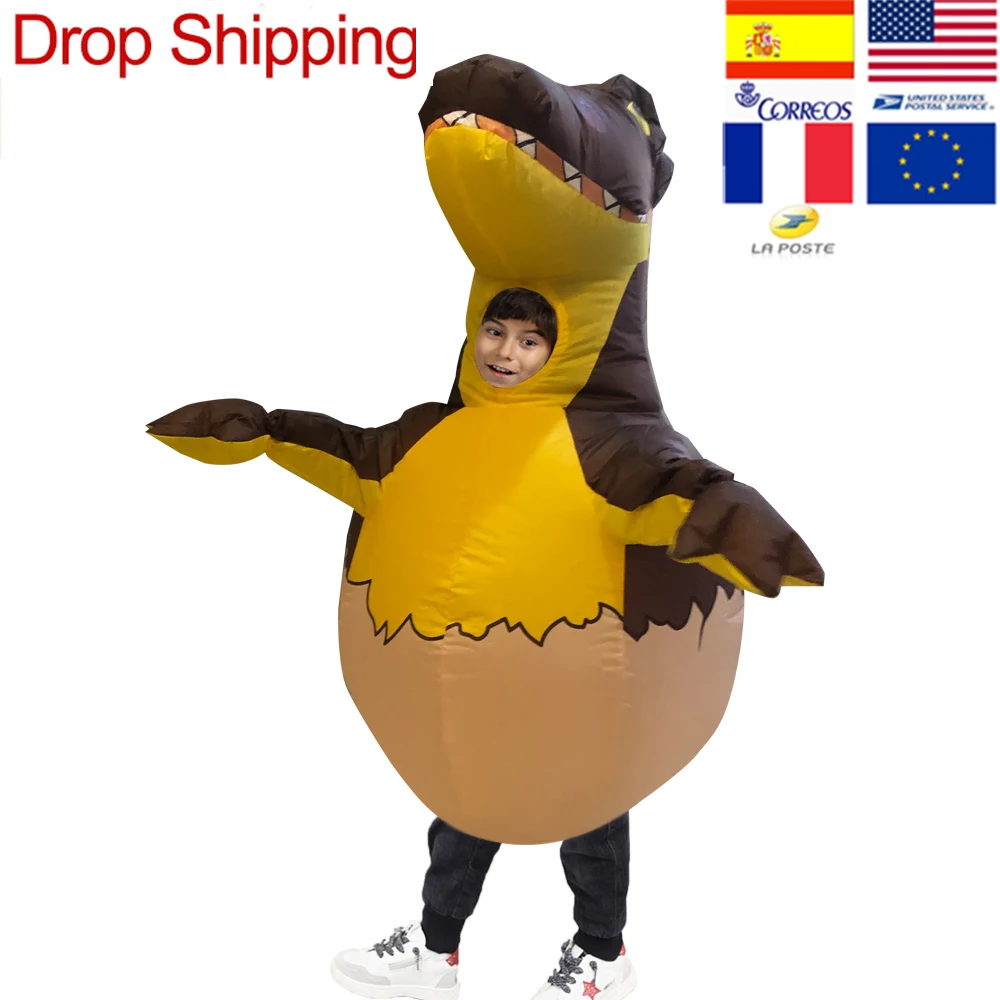 Новинка Надувной Костюм Монстр Динозавр яйцо косплей костюмы для детей надувная