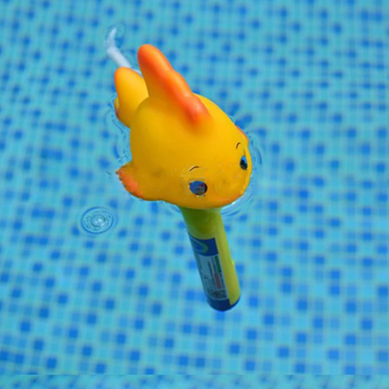 

1PC solid anti falling For Spa Hot Water Bath Floating Pool Thermometer Swimming Pool Portrait Cartoon Temperature Thermometer