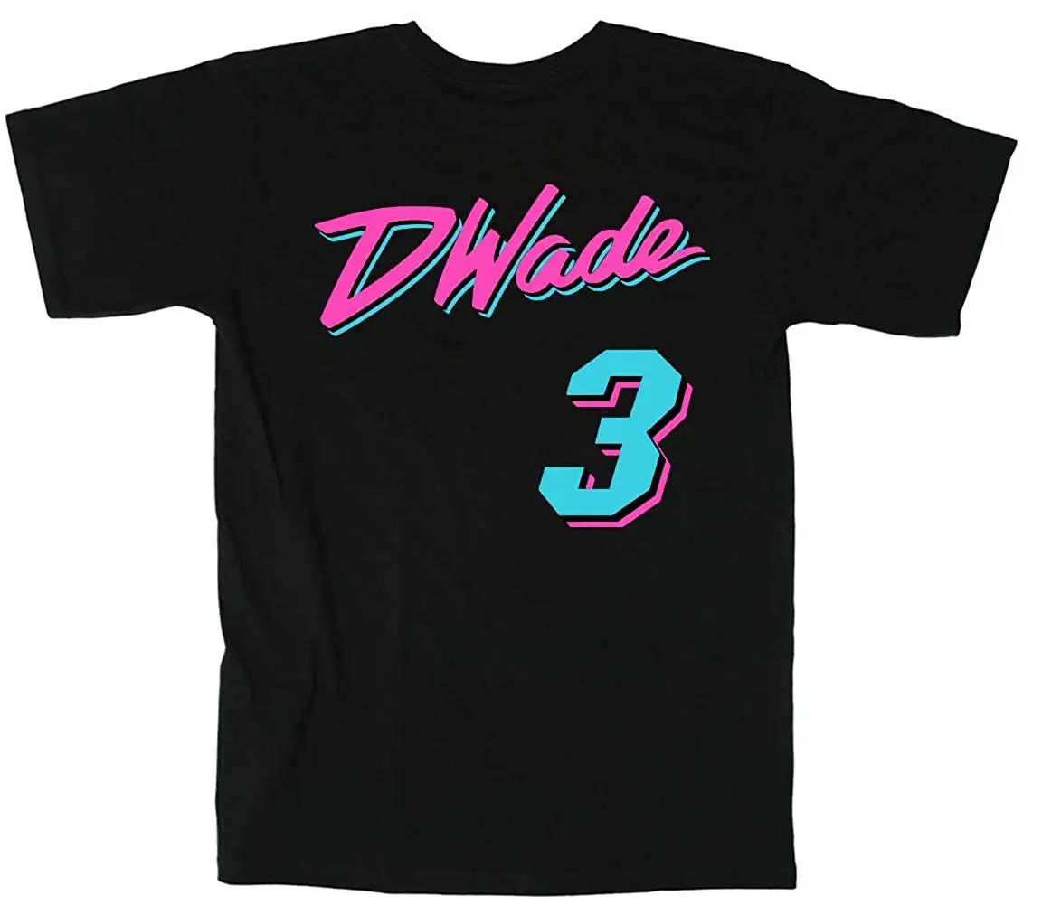 TSDFC черная футболка в стиле Майями Уэйд Вайс Сити унисекс для мужчин и женщин| |