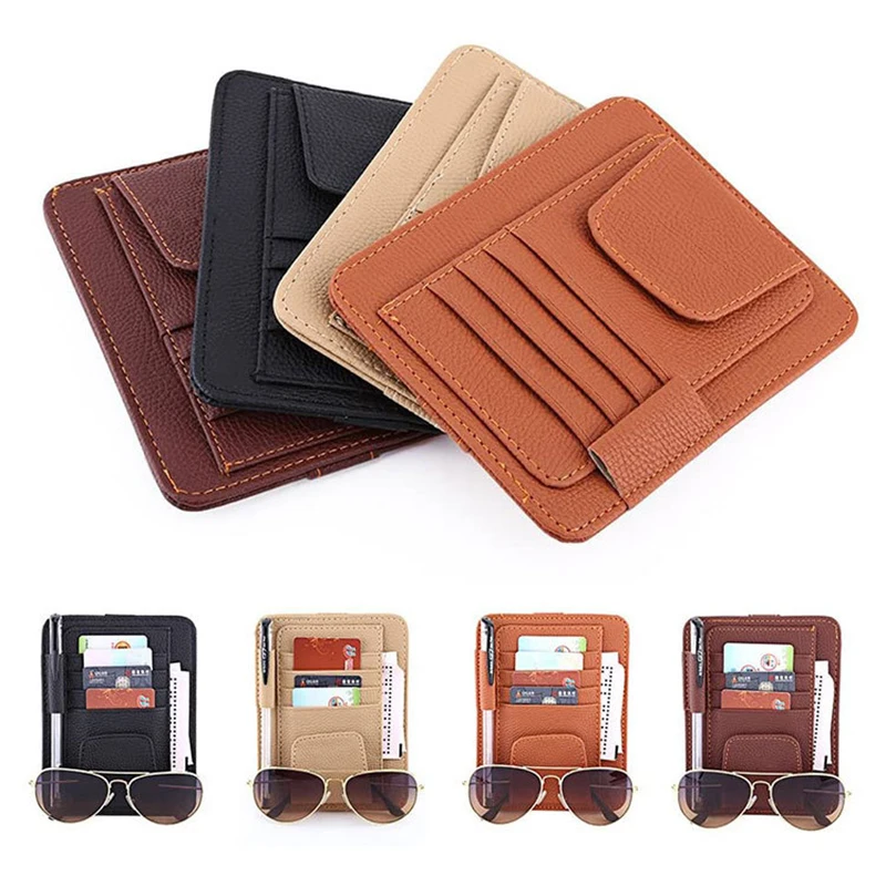 Органайзер для солнцезащитных очков и карточек стайлинга автомобиля |