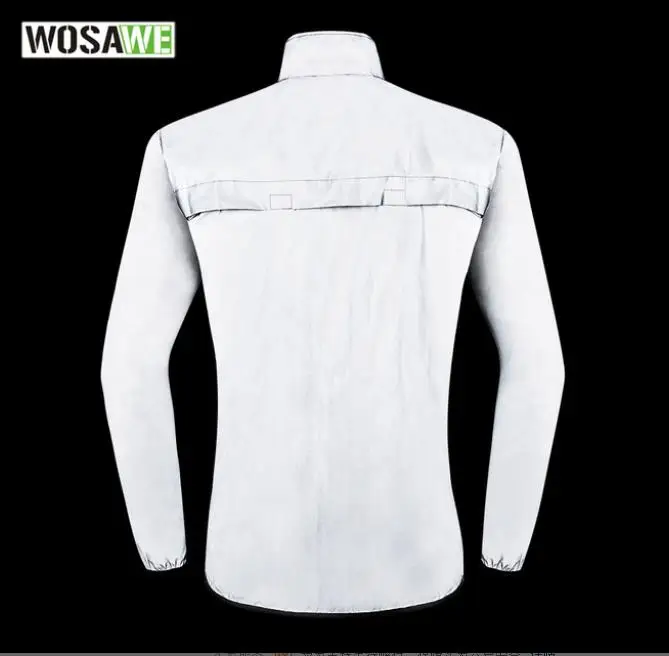 Спортивная Светоотражающая непромокаемая теплая ветровка WOSAWE для езды на