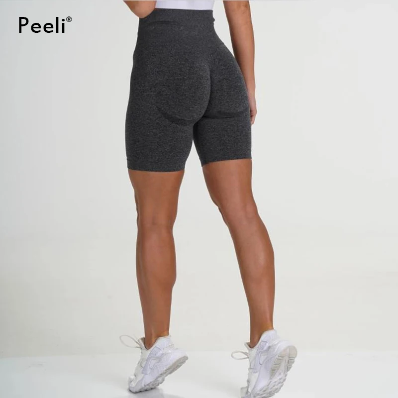 Шорты женские для фитнеса Peeli S/M/L/XL/XXL/XXXL/4XL/5XL/5XL/5XL/5xl нейлон + спандекс цвет в