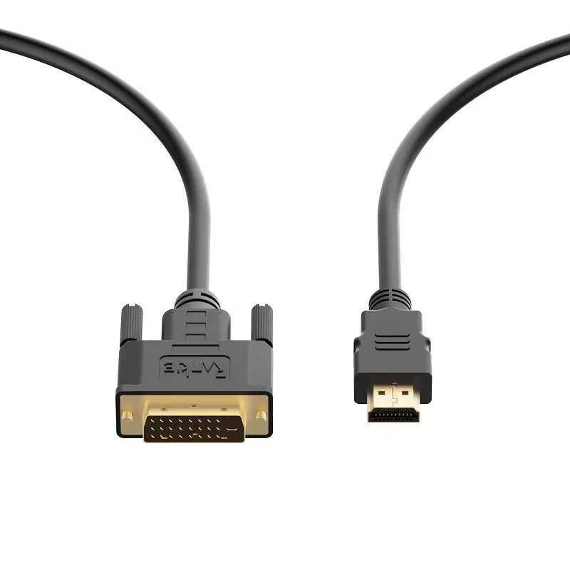HDMI к DVI-D видео кабель адаптер папа DVI Мужской Кабель HDMI-DVI 1080p для ЖК-и светодиодный