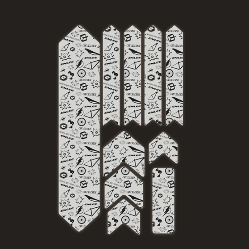 3D защита для горного велосипеда с ночным отражением устойчивая к царапинам