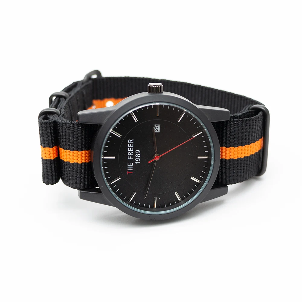 Ремешок спортивный в стиле НАТО для наручных часов Полосатый Прочный Плетеный