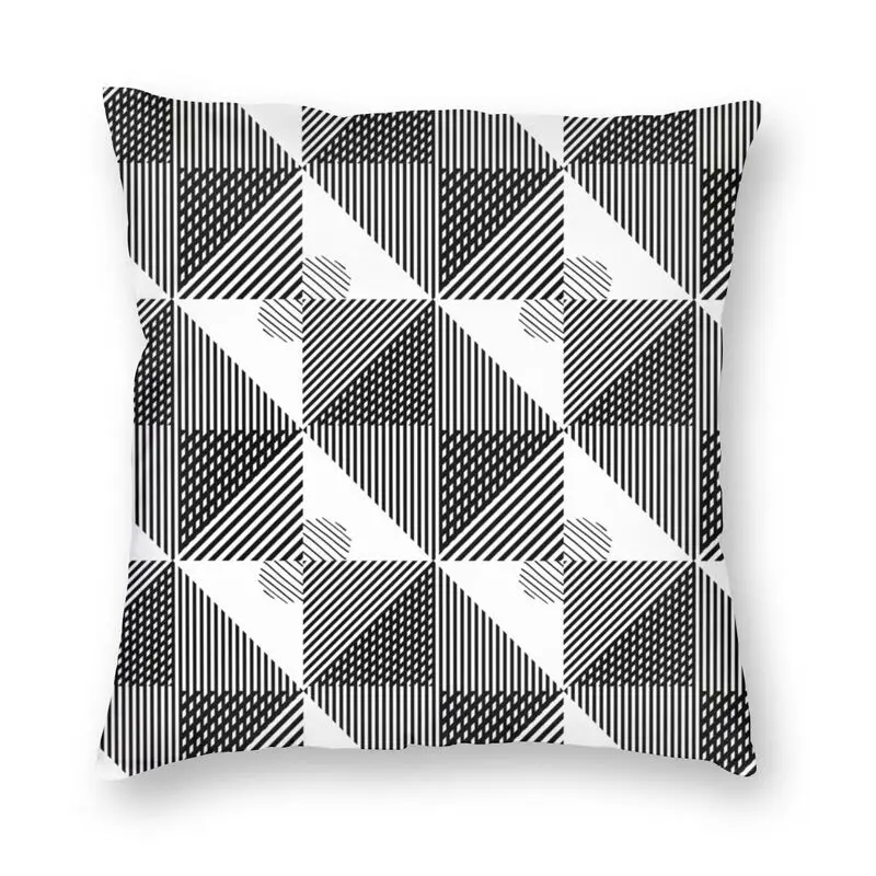 

Geometrical Cushion Cover Double Side Print Abstract Art Geometric Throw Pillow Case for Car Custom Pillowcase Home Decoration
