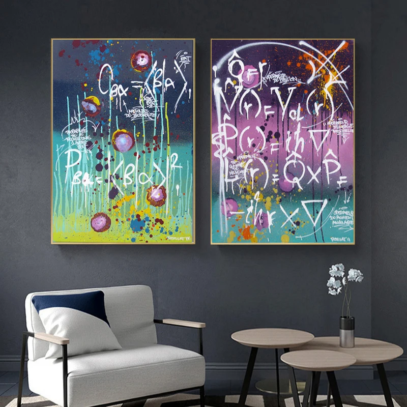 

Home Decoration Wall Picture Abstract Water Color Letter Printing Poster and Canvas Painting Wall Art Wall Art