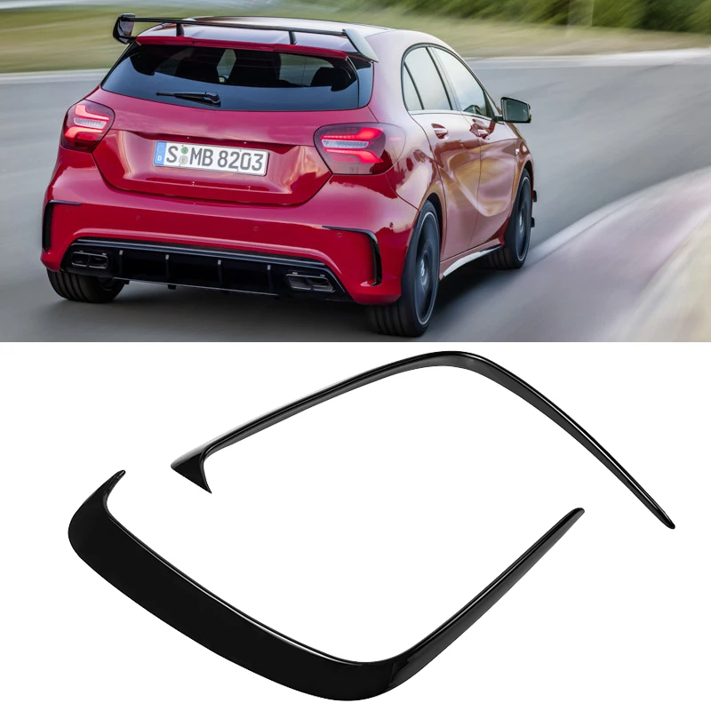 Автомобиль Стайлинг для Mercedes Benz W176 A200 A250 A45 AMG хэтчбек 2013 2014 2015 2016 2018 задний бампер