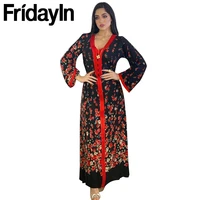 fridayin abaya dubai turkey kaftan muslim dress african dresses for women robe arabe musulman djellaba femme