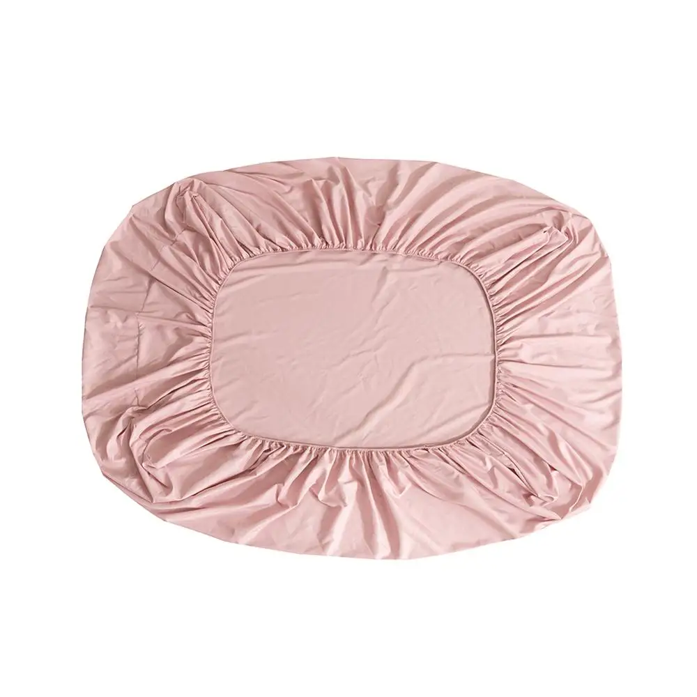 Простыня Натяжная однотонная для детей 1 шт. набор постельного белья розового