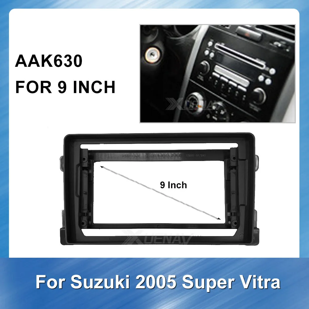 

Double 2Din Car Fascia for Suzuki Grand Vitra 2005 Dash Mount Kit Adapter Trim Facia Panel Frame Dashboard Installation Bezel