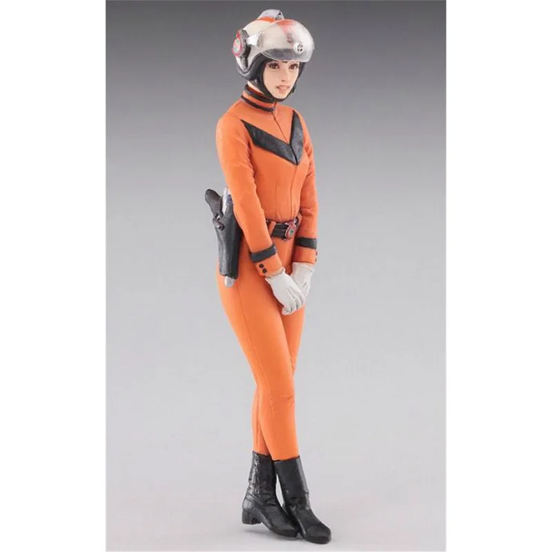 Женский набор для гоночного гаража 1/24 Сборная модель Фигурка Набор из смолы