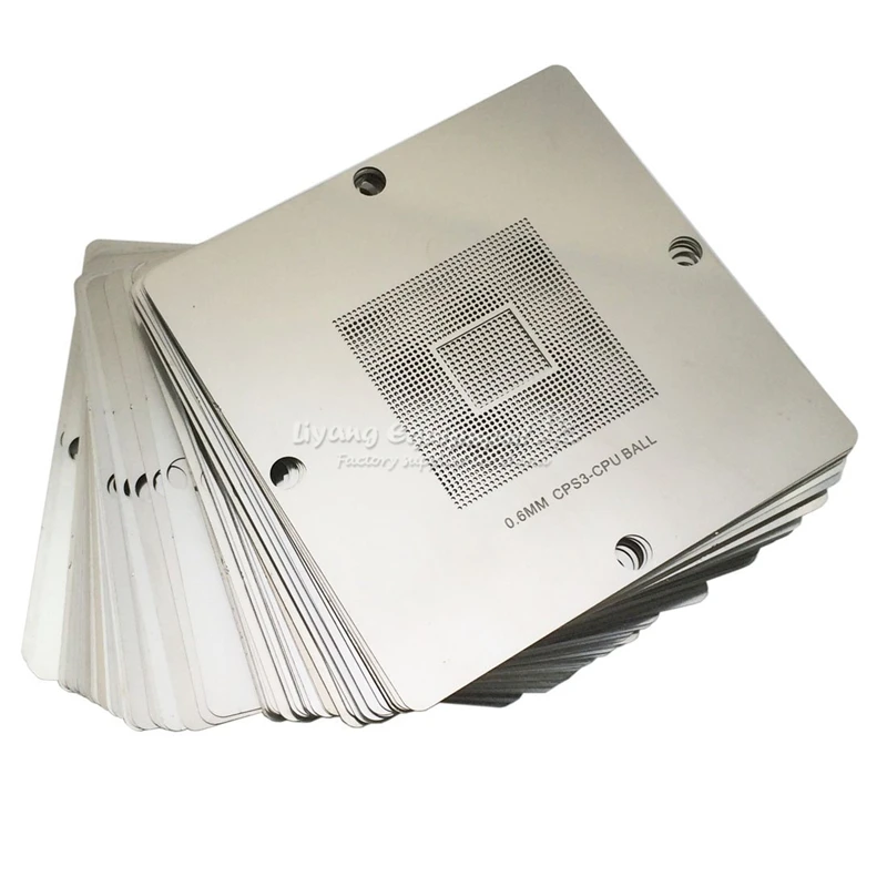 

90*90mm rework fixtures with 23pcs Reballing Bga Stencil kit for Game console