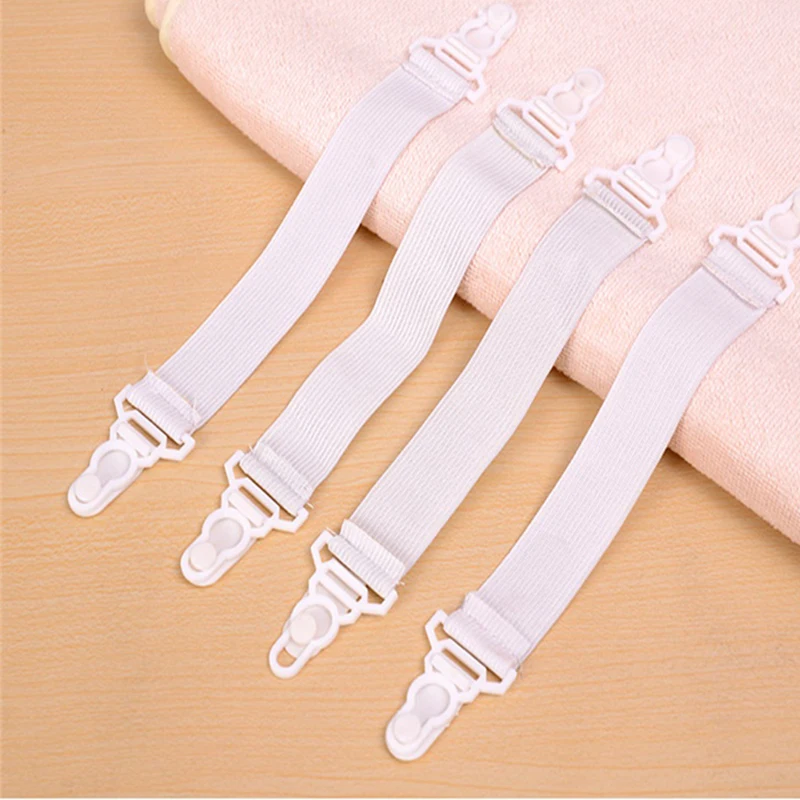 4 шт./компл. эластичный лист для кровати Захваты ремень крепеж простыня зажимы