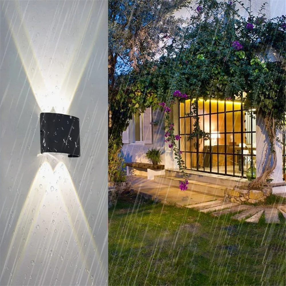 

LED Outdoor Wall Light Waterproof IP65 Modern Nordic Indoor sconce Lamp Living Room Porch Garden Lamp 2W 4W 6W 8W 12W NR-69