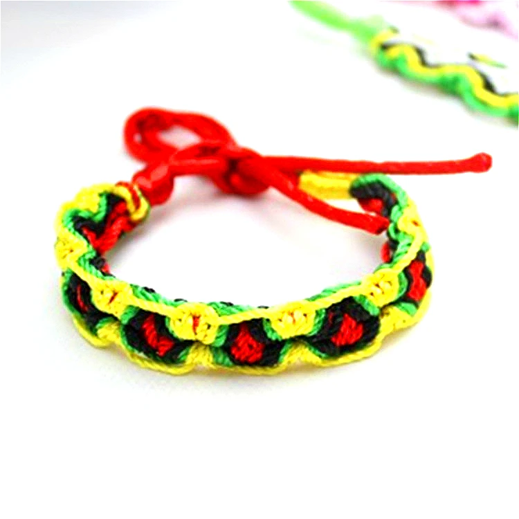 

Fashion Jewelry Weave Rope String Friendship Bracelets Embroidery Handmade Bracelets for Women