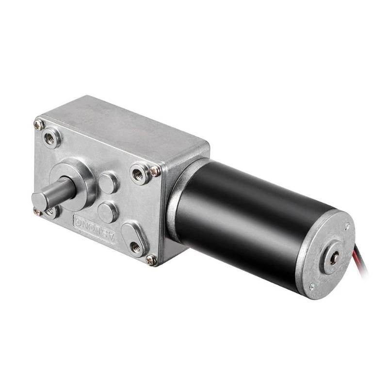 5840-31zy Worm Gear Motor Dc 12V 24V Powerful Torque Turbo Geared DIY Type-D Shaft High Power Reversed Low Speed Big | Строительство и