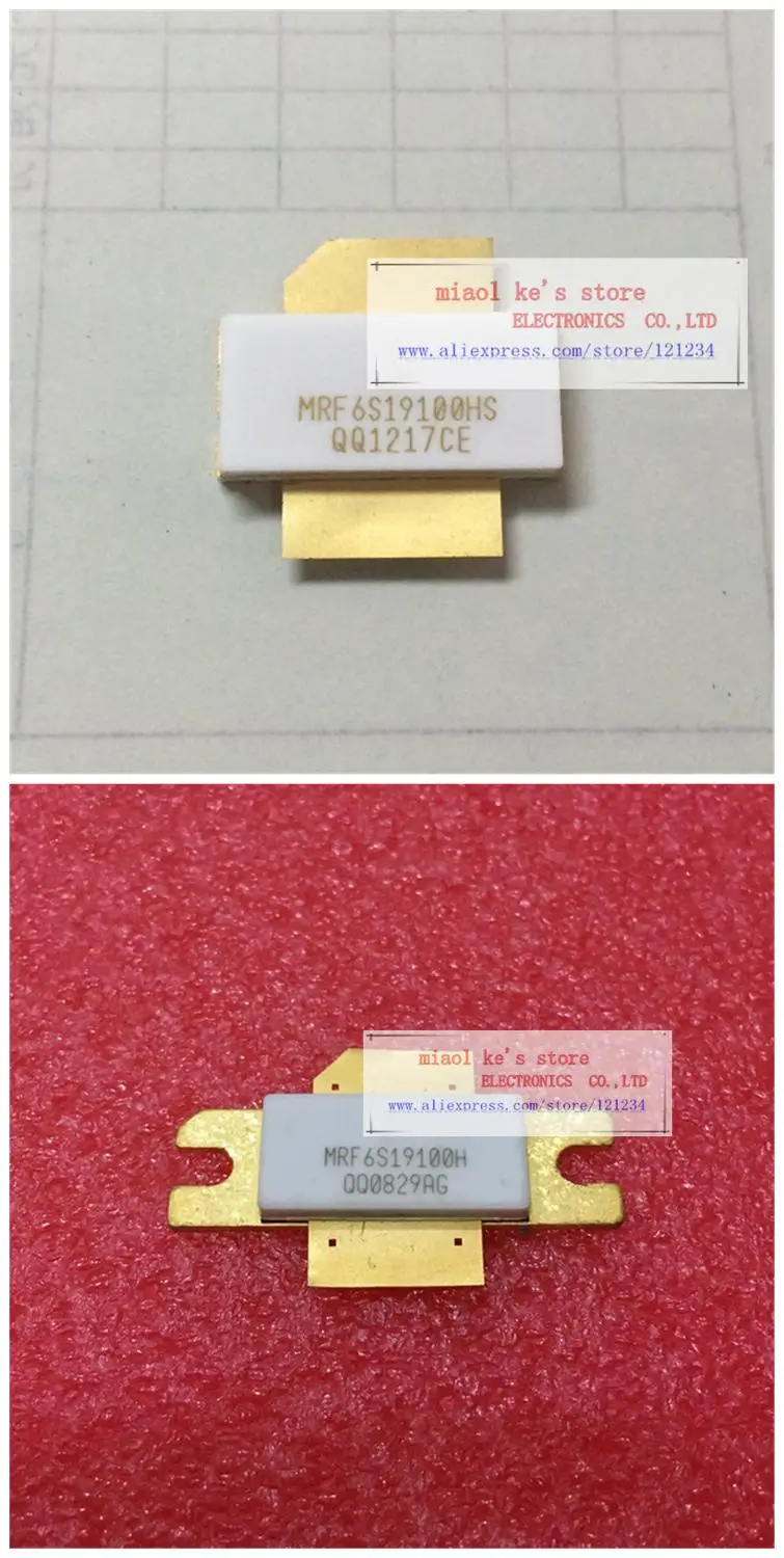 

MRF6S19100HS MRF6S19100HSR3 MRF6S19100HSR5 [ 68V 900mA 22W 1,99 ГГц 16.1dB чехол 465A-06/NI-780S] Высокое качество оригинала транзистор