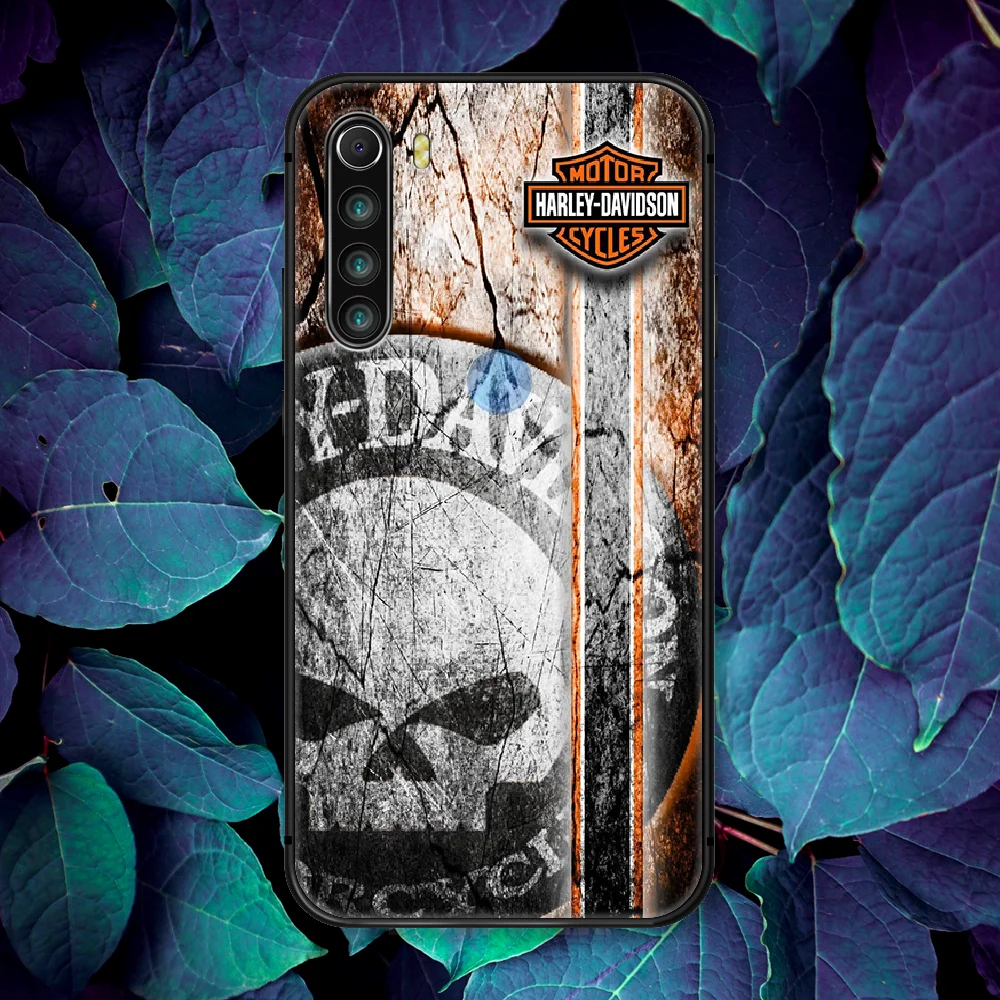 

Harley-Davidson Motorcycle Phone Case For Xiaomi Redmi Note 7 8 8T 9 9S 4X 7 7A 9A K30 Pro Ultra black Shell Silicone Cell Tpu