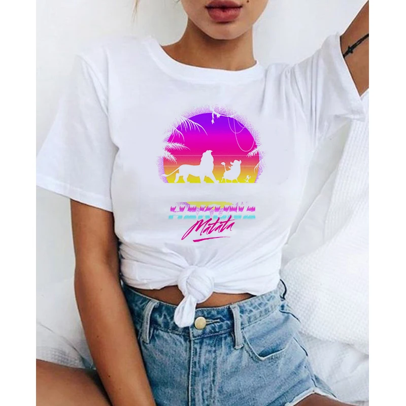 

T-shirts Women 2021 Red Lips Casual 90s Fashion Trend Printing Clothes Graphic Tshirt Top Lady Print Female Tee