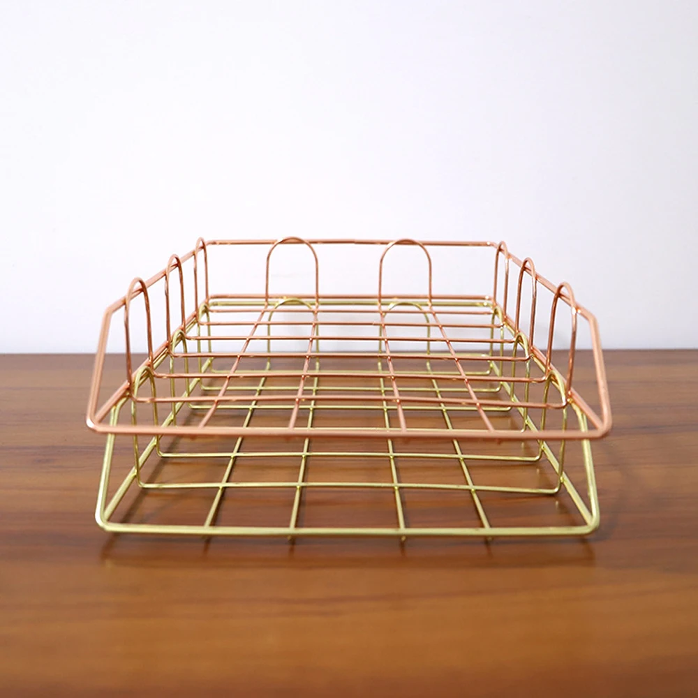 Офисный органайзер для бумаги формата А4 многослойный складной стеллаж