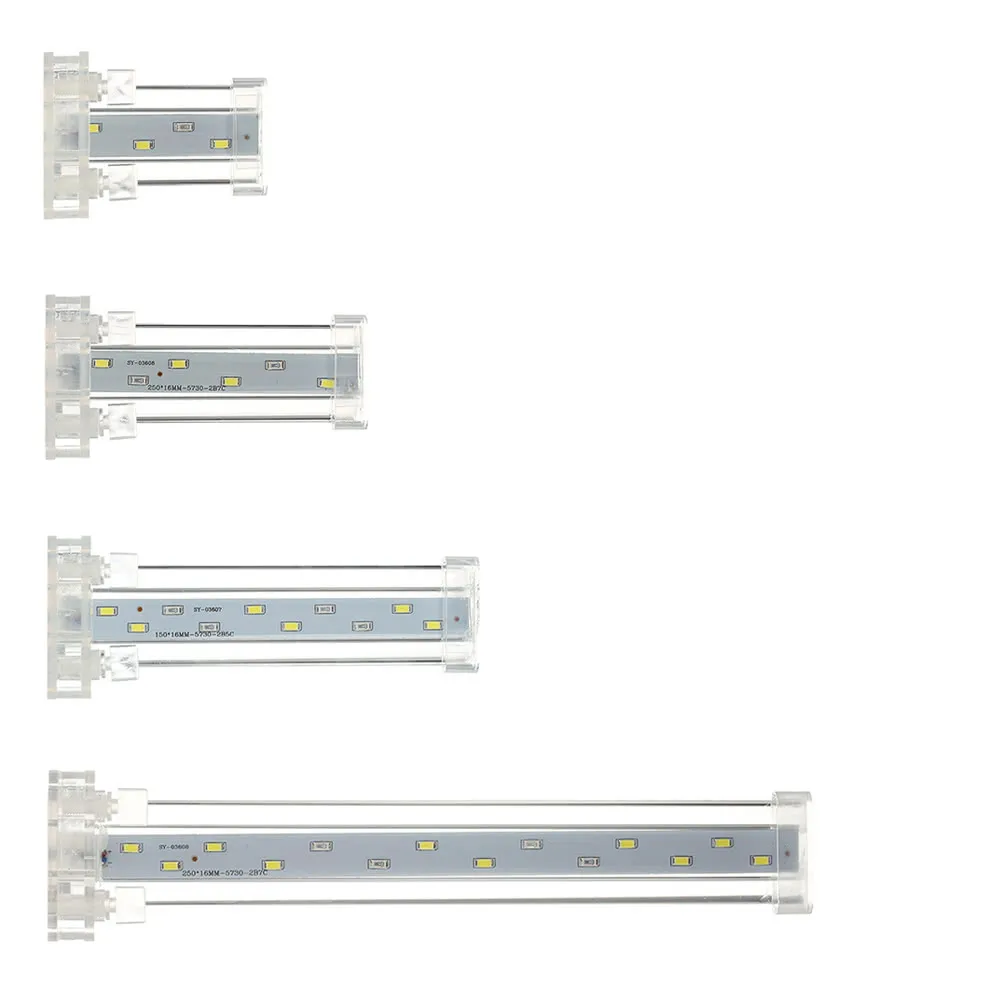 

Aquarium LED Clamp Clip-on Lamp High Light LED Bar SMD 5730 Fish Tank Blue & White Lighting Tube AC220V-240V