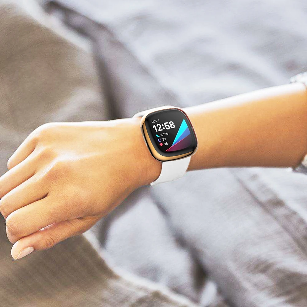 

High QualitySoft TPU Protective Case Watch Shell Cover For Fitbit Versa3 Sense Watch Part